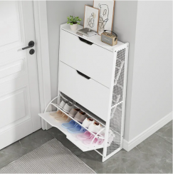 2Pcs Space Saving Home Simple Shoe Rack