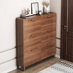 Traditional Wooden Home Shoe Cabinet