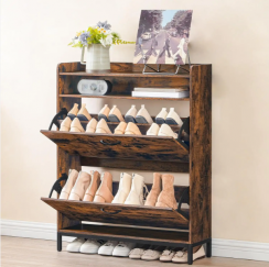 Multifunctional Wooden Shoe Cabinet For Home Use