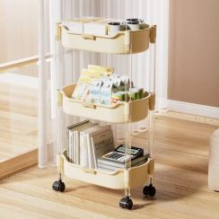 5Pcs Mobile Storage Cart