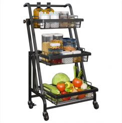 Metal Multifunctional Folding Trolley