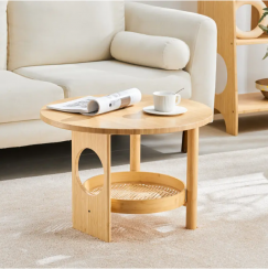 Multifunctional Bamboo Side Table 